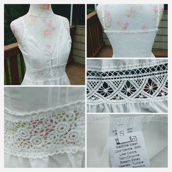 🌼SOLD🌼Bohemian Crochet Fit & Flare Sundress - Picture 8 of 8